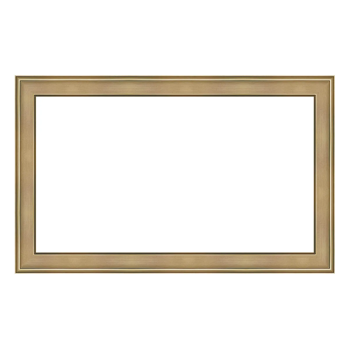 Samsung The Frame 55" QLED HDR Smart TV (2024) with Deco TV 55" Customizable Frame (Champagne)