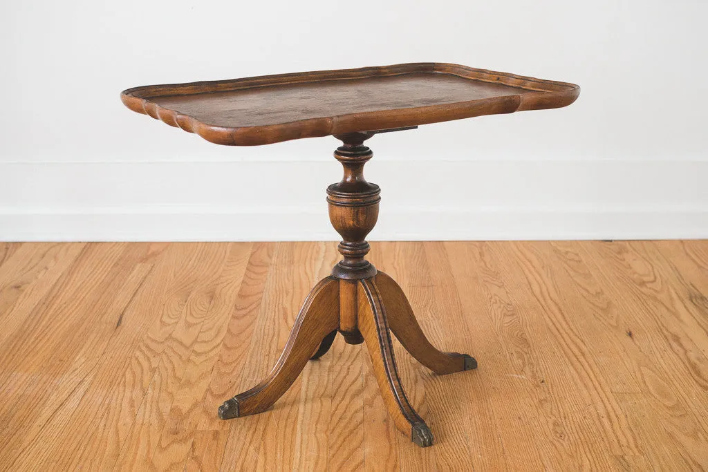 Scalloped Side Table