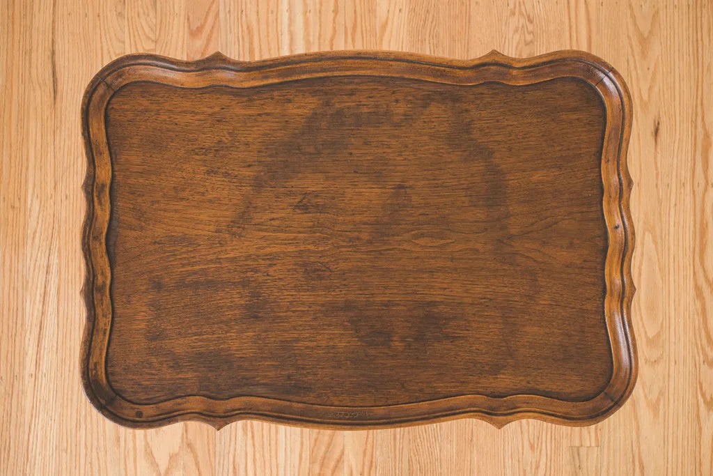 Scalloped Side Table