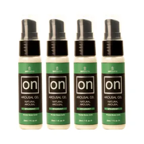 Sensuva ON Arousal Gel Spearmint 4-Pack 1 oz.