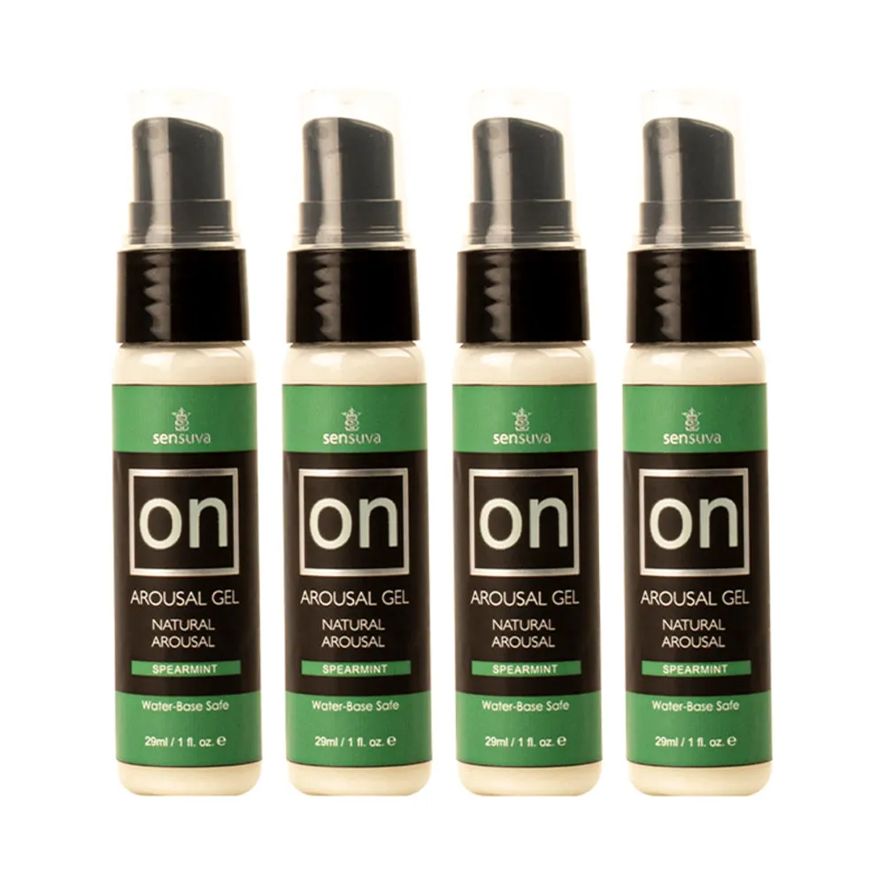 Sensuva ON Arousal Gel Spearmint 4-Pack 1 oz.