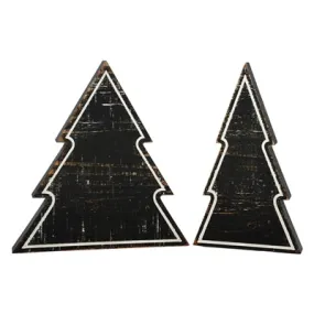 Set/2 Black Tree Stands