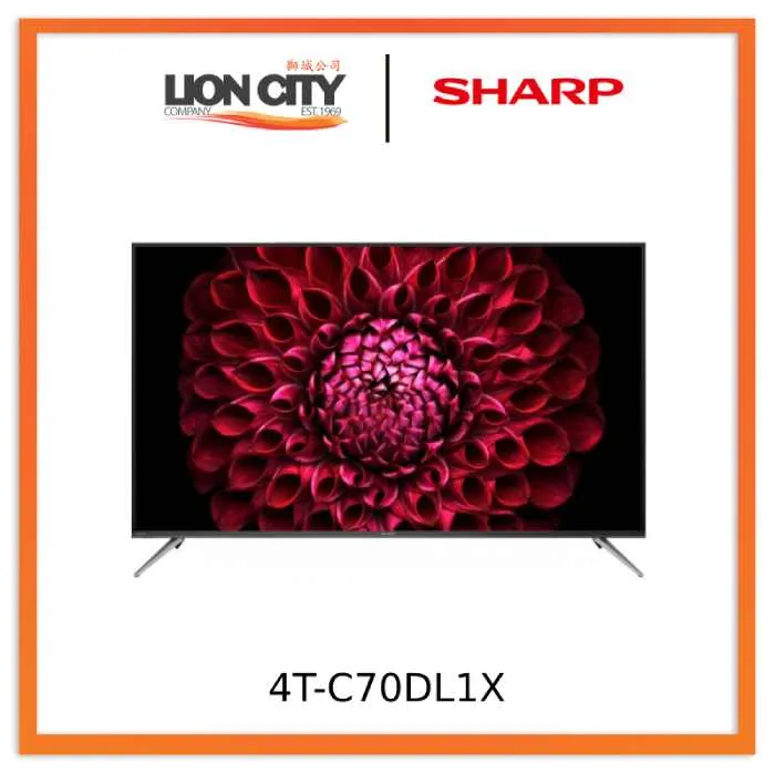 Sharp 4T-C70DL1X 70 Inch 4K UHD TV