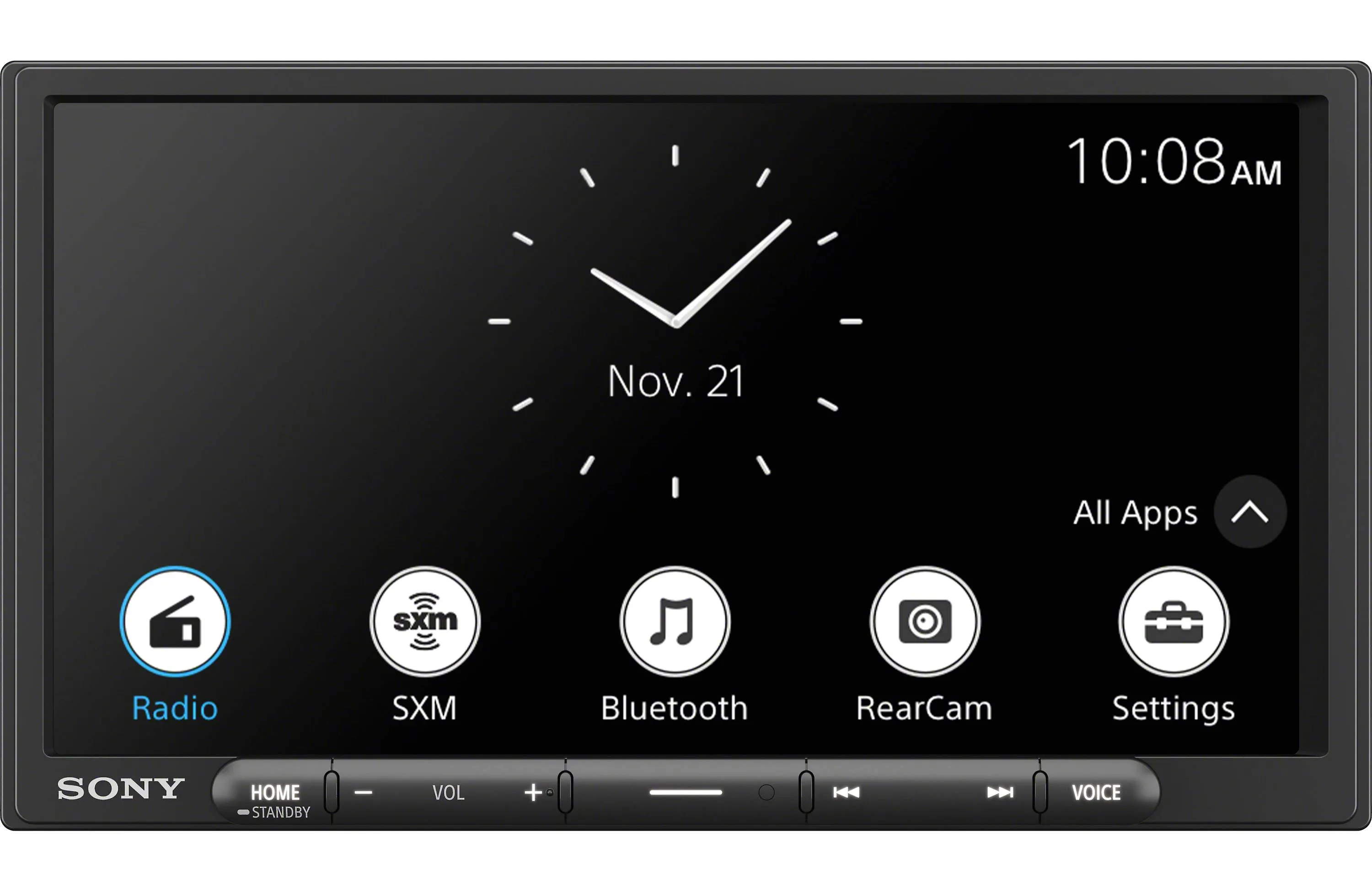 Sony XAV-AX4000 Car Stereo Receiver with Splash Cover & Easy Plug-and-Play Wiring Kit