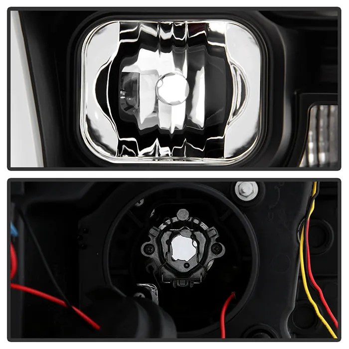 Spyder Projector Headlights Dodge Ram 1500 (09-18) 2500/3500 (10-19) Halogen Model [Platinum Series - Switchback LED Turn Signal Lights] Black Housing