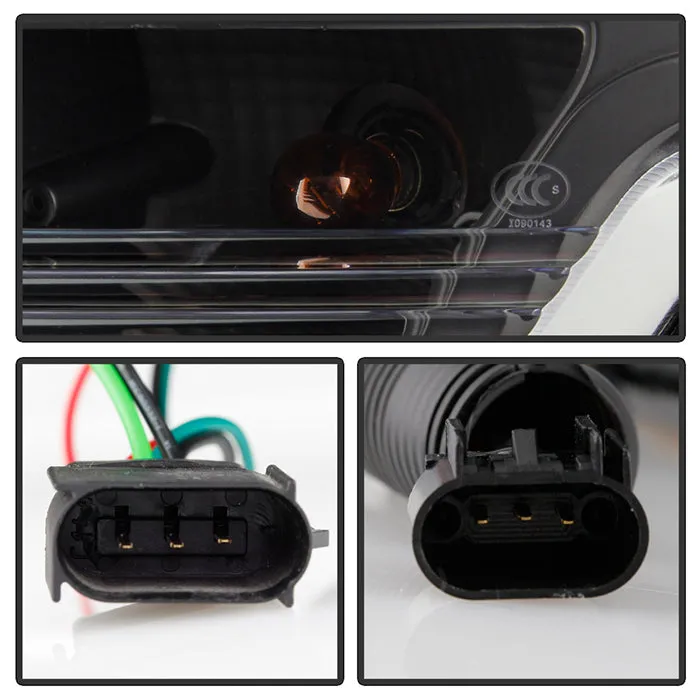 Spyder Projector Headlights Ford F150 (2009-2014) Halogen Model Light Bar - without / with Sequential Turn Signal