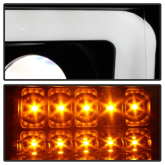Spyder Projector Headlights Ford F150 (2009-2014) Halogen Model Light Bar - without / with Sequential Turn Signal