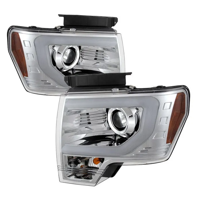 Spyder Projector Headlights Ford F150 (2013-2014) w/ Light Bar DRL - Apex / Signature Series