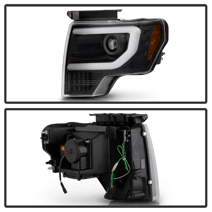 Spyder Projector Headlights Ford F150 (2013-2014) w/ Light Bar DRL - Apex / Signature Series