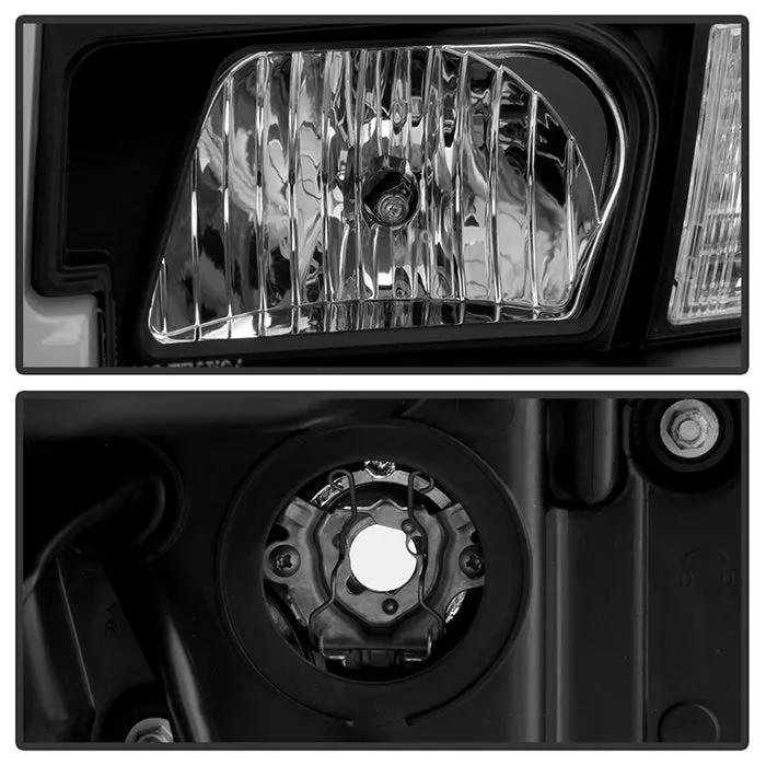 Spyder Projector Headlights Nissan Armada (04-07) [Platinum Series] Black Housing