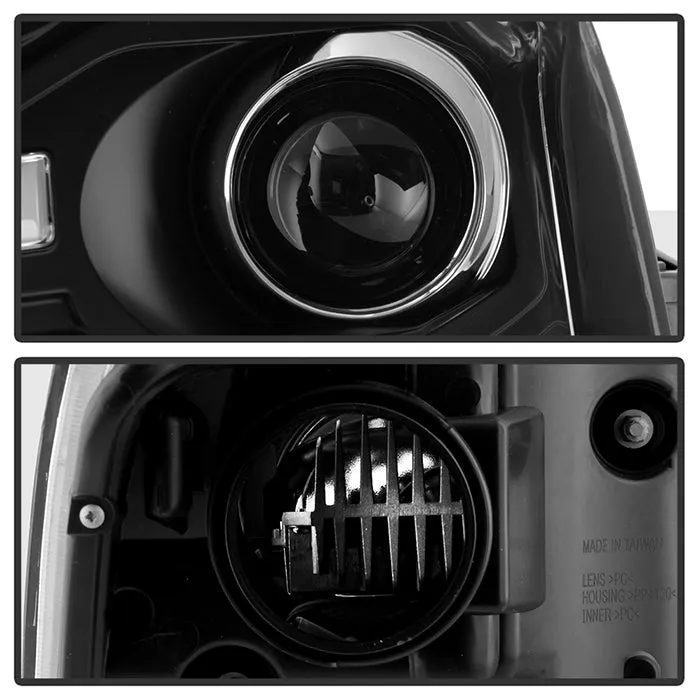 Spyder Projector Headlights Nissan Armada (04-07) [Platinum Series] Black Housing