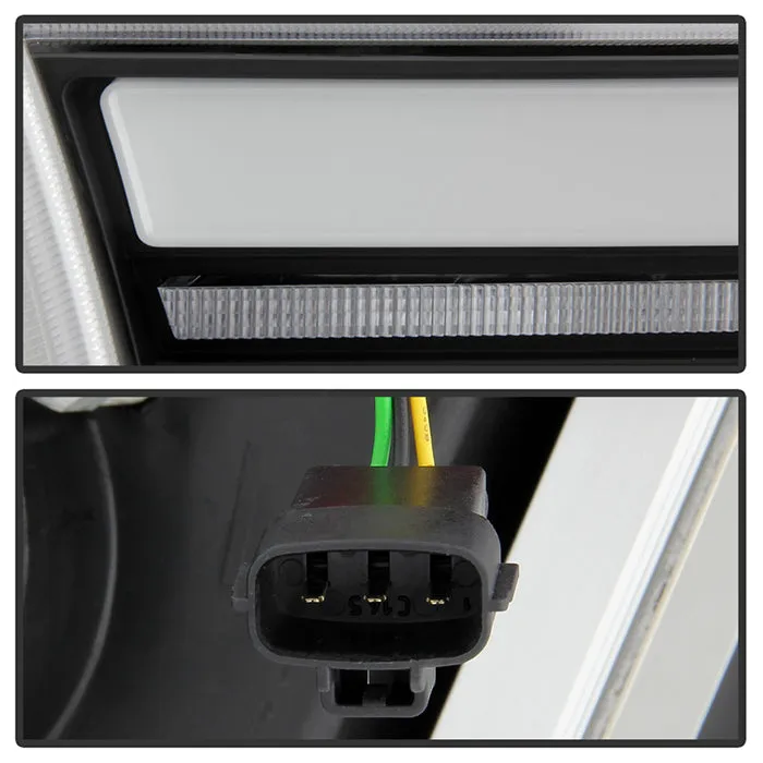Spyder Projector Headlights Toyota Tundra (07-09) [Platinum Series - Sequential LED Turn Signal] Black Housing