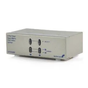 Startech Share Two Distinct Vga Input Source Signals Between Two Displays Or Projectors -