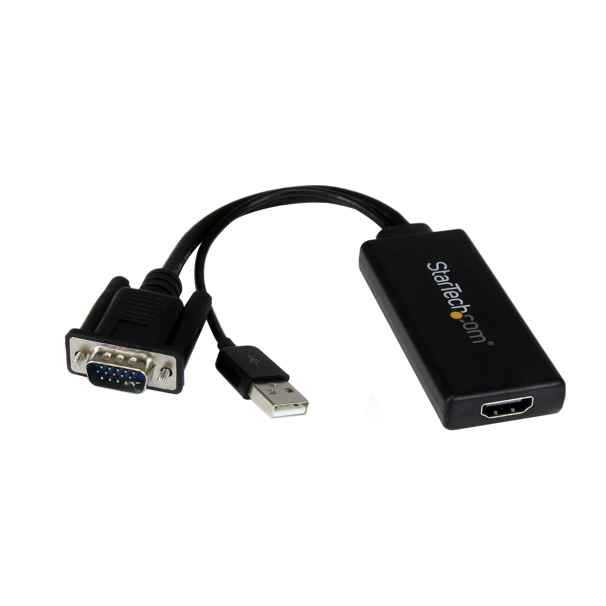 Startech.com VGA to HDMI Portable Adapter Converter with USB Audio & Power