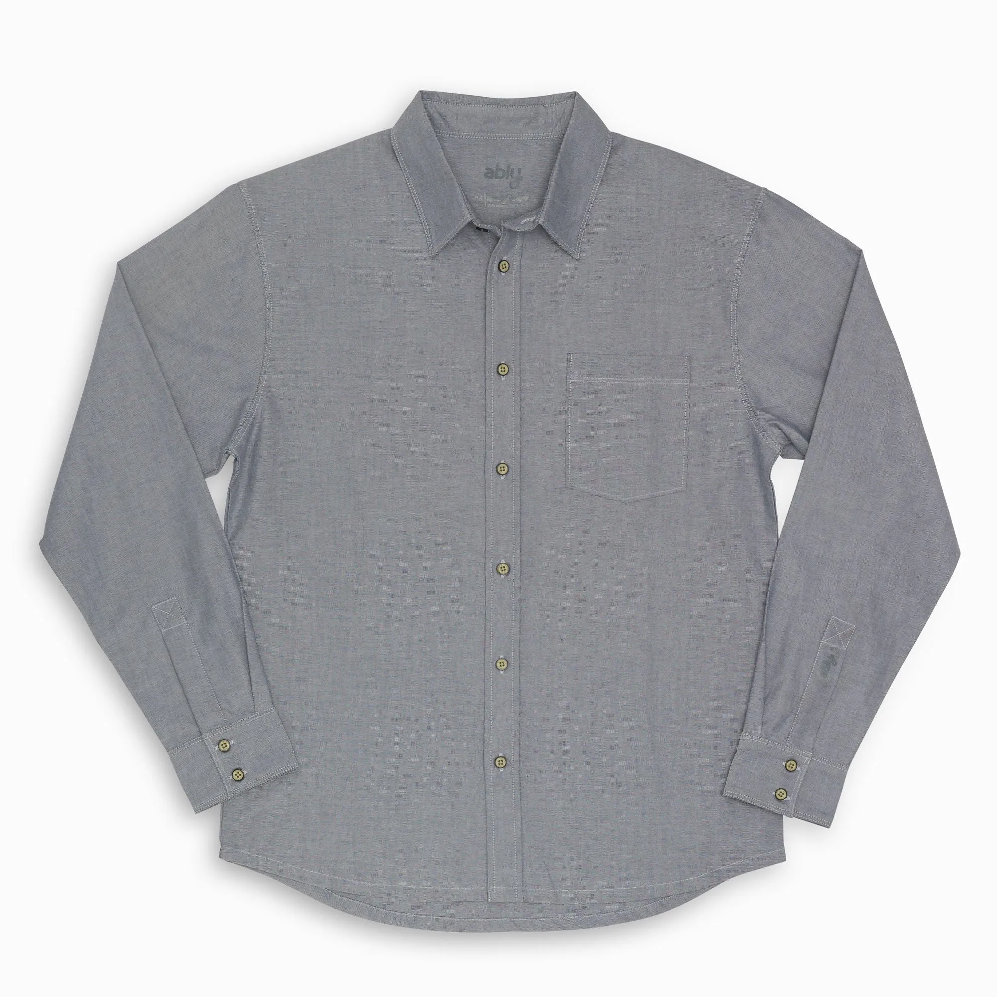 Steward | Men's Long Sleeve Oxford Woven Shirt