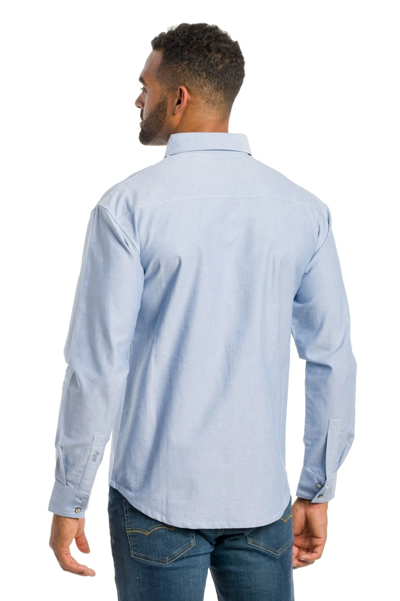 Steward | Men's Long Sleeve Oxford Woven Shirt