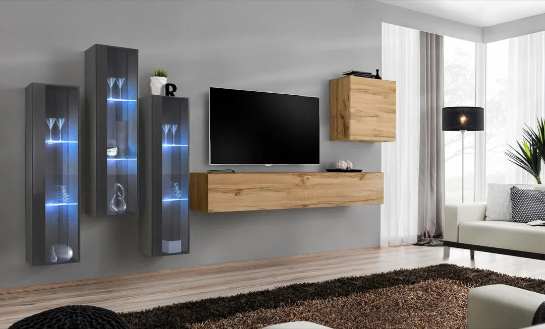 Switch XIII Entertainment Unit For TVs Up To 75"