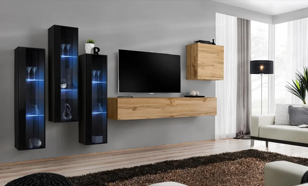 Switch XIII Entertainment Unit For TVs Up To 75"