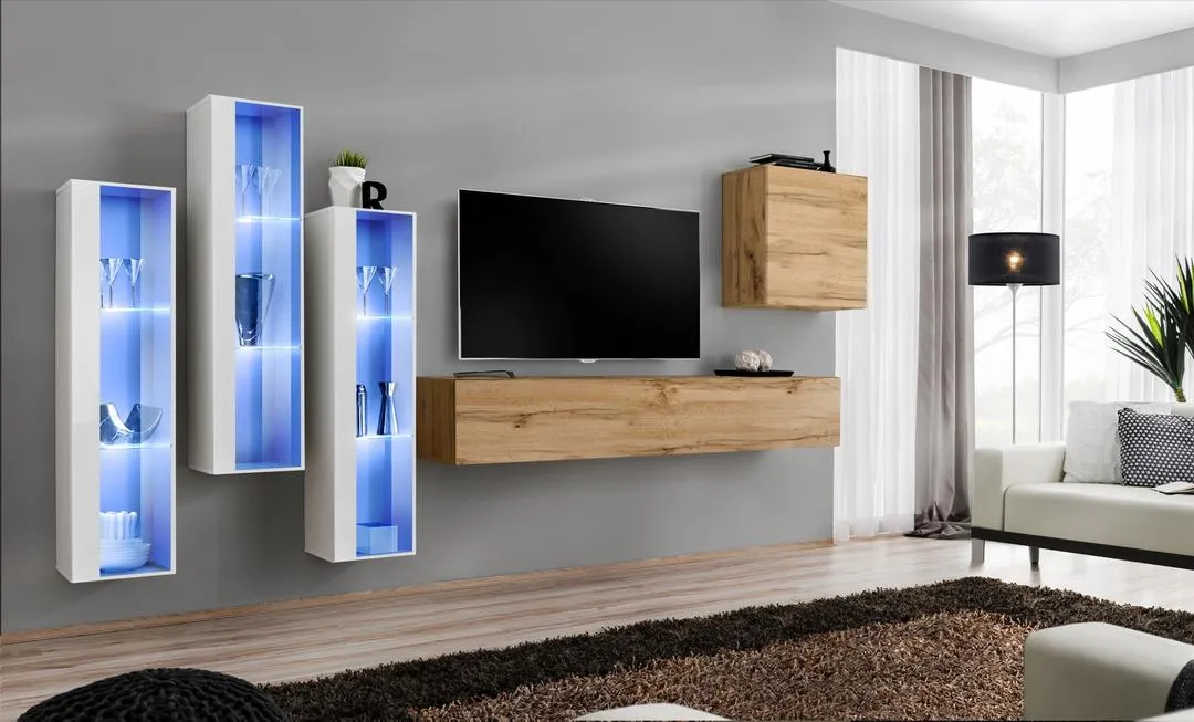 Switch XIII Entertainment Unit For TVs Up To 75"