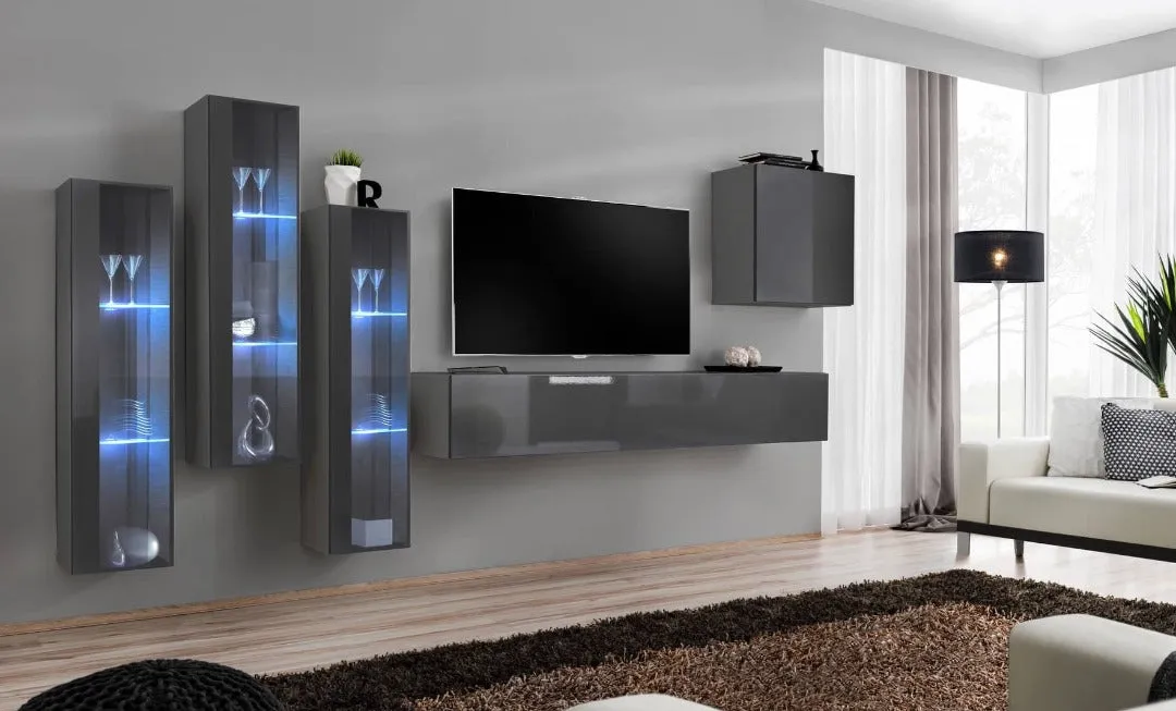 Switch XIII Entertainment Unit For TVs Up To 75"