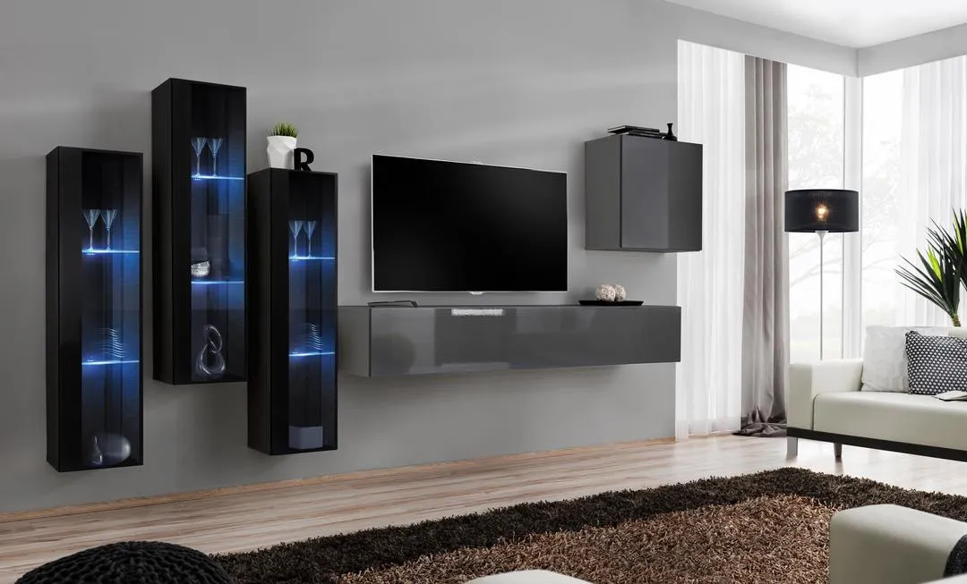 Switch XIII Entertainment Unit For TVs Up To 75"