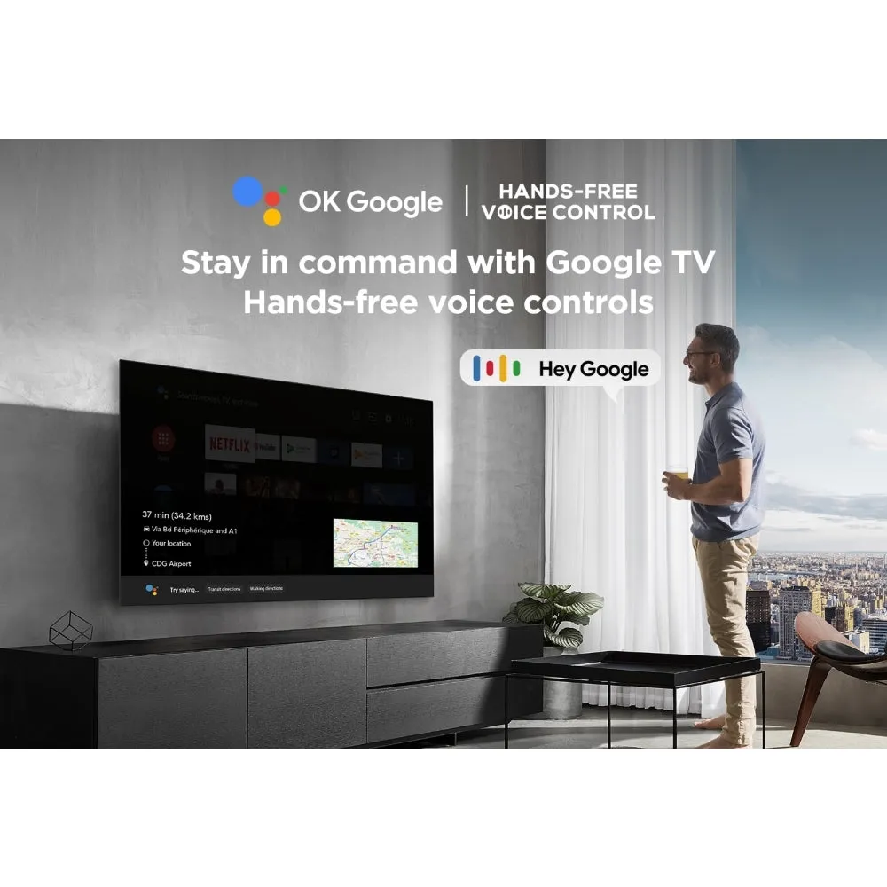 TCL 98C655K 98 Inch C655K 4K QLED UHD HDR Smart Google TV 2024