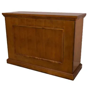 The Elevate 72009 Honey Oak Smart TV Lift Cabinet for 50 Inch Flat screen TVs