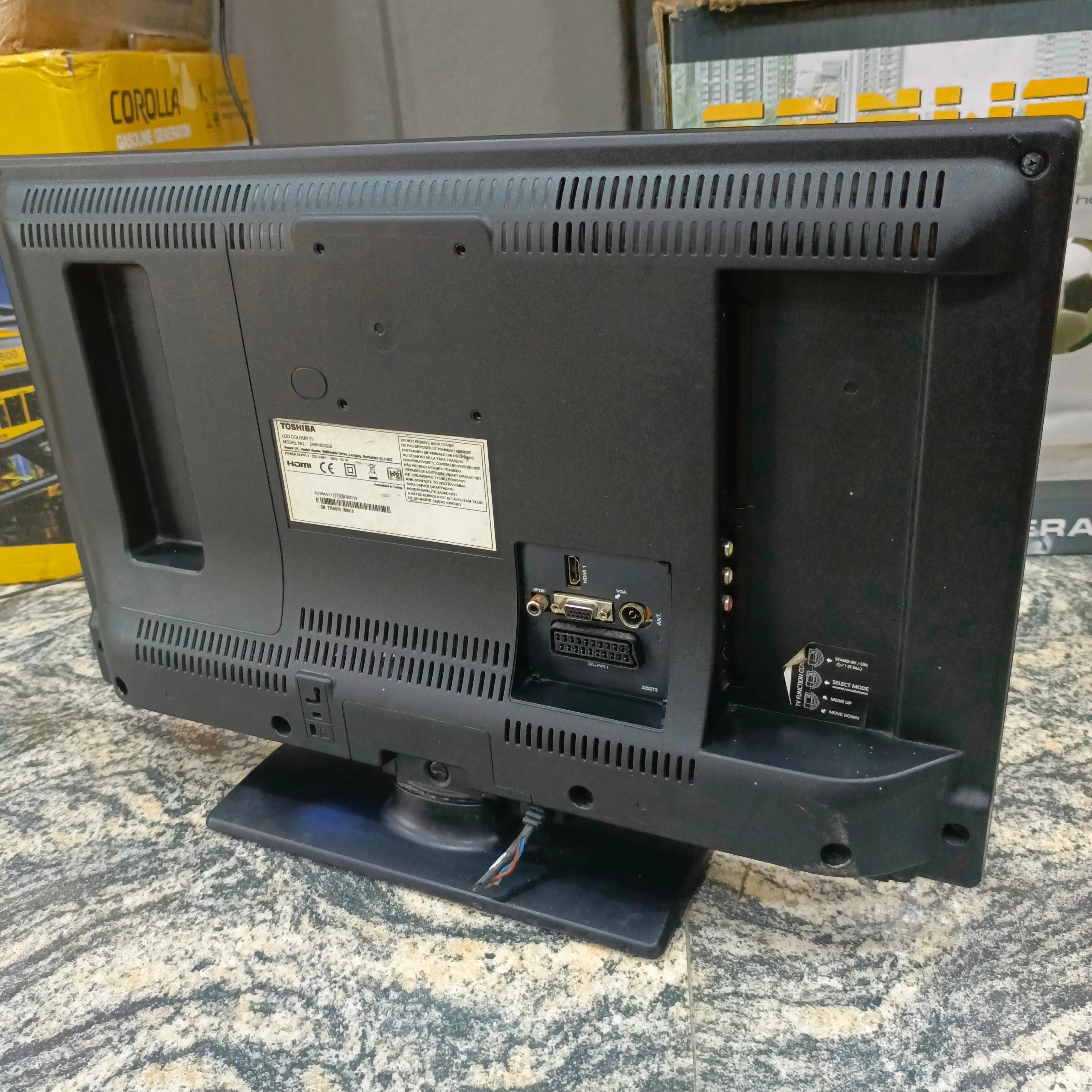 TOSHIBA 24 Inch 24W1633DB Full HD LED TV - Foreign Used