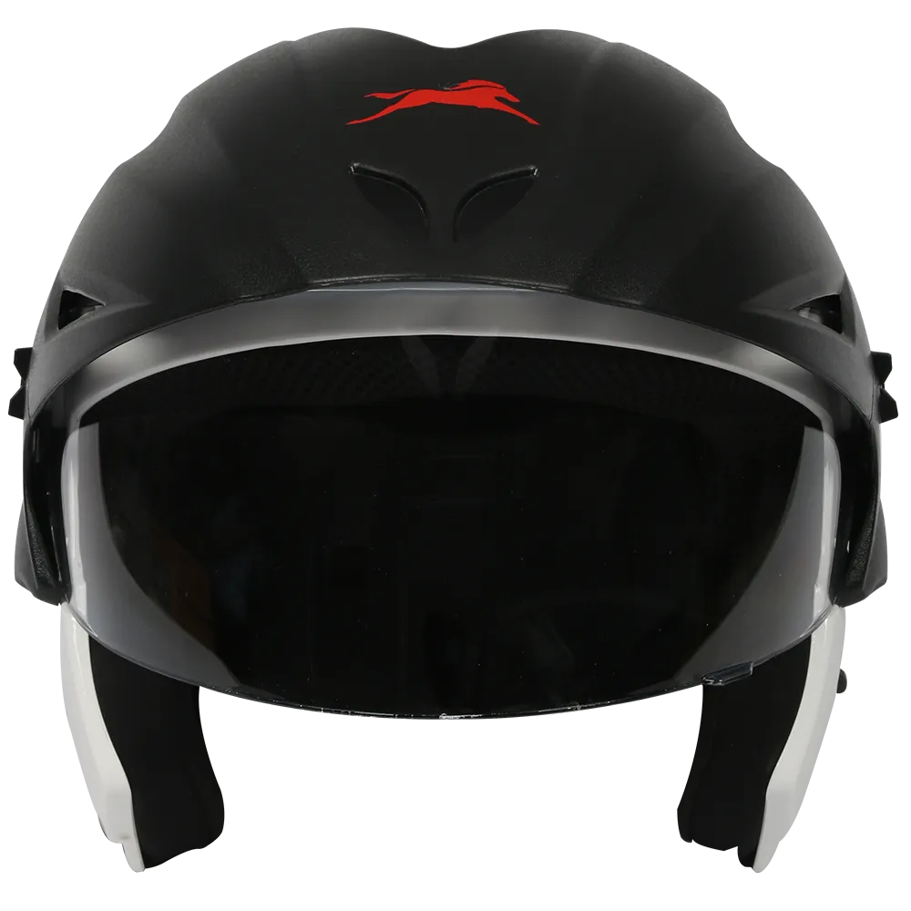TVS Half Face White Helmet - ISI Certified