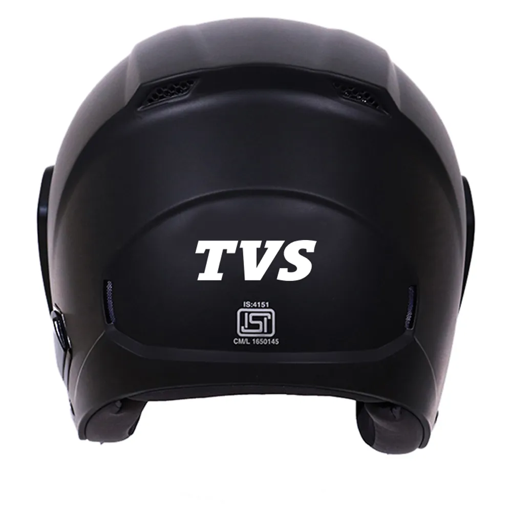 TVS Helmet Half Face Black