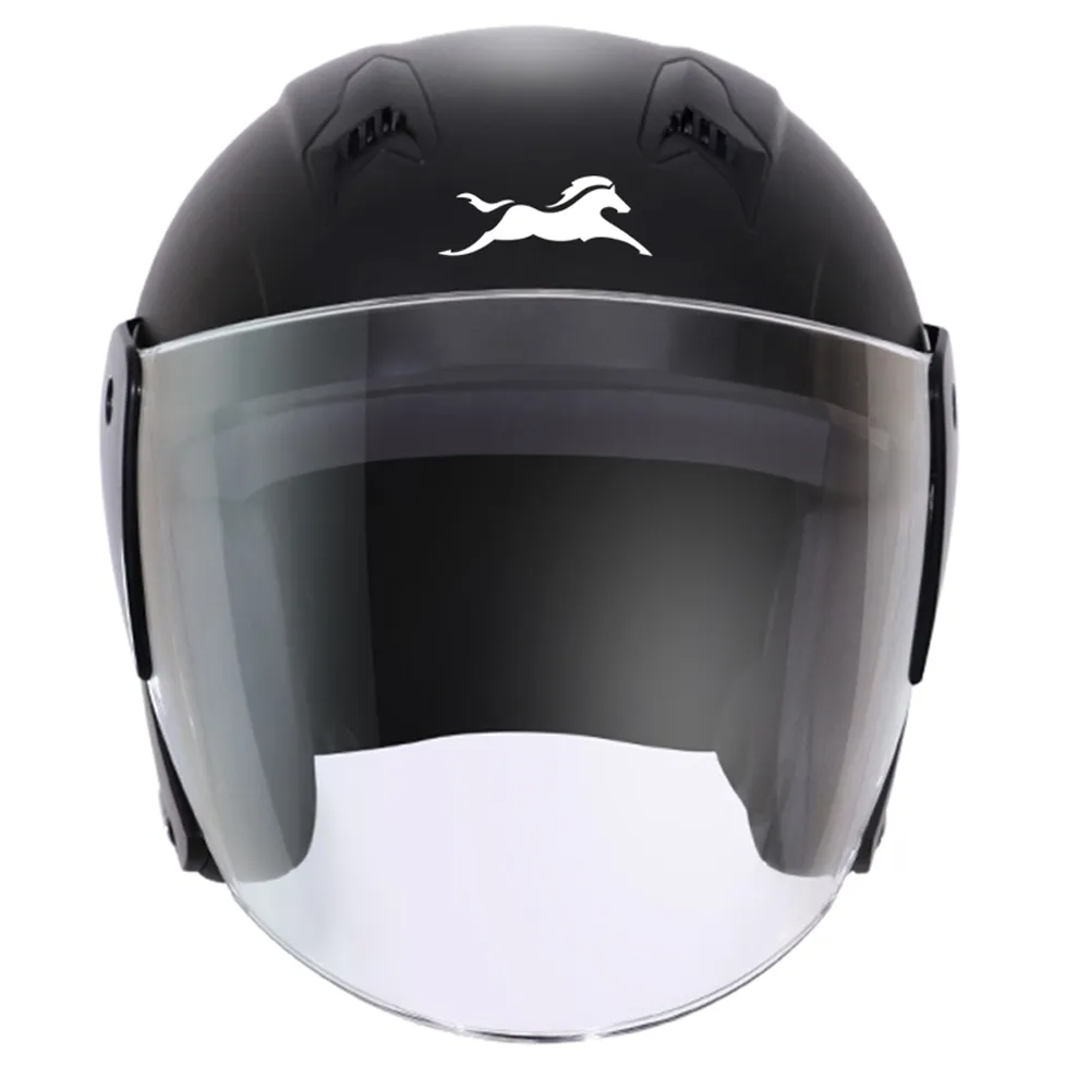 TVS Helmet Half Face Black