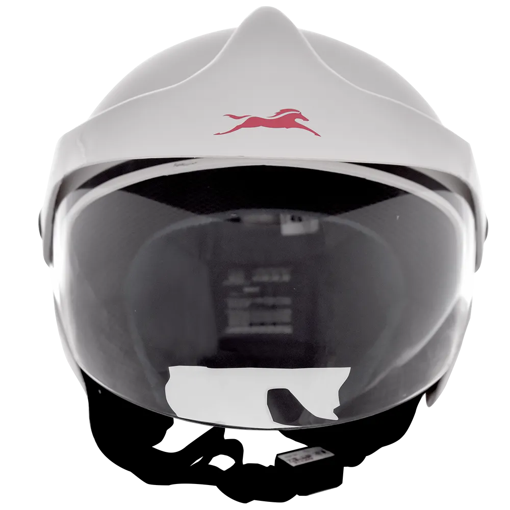 TVS Helmet Half Face Pearl White ML