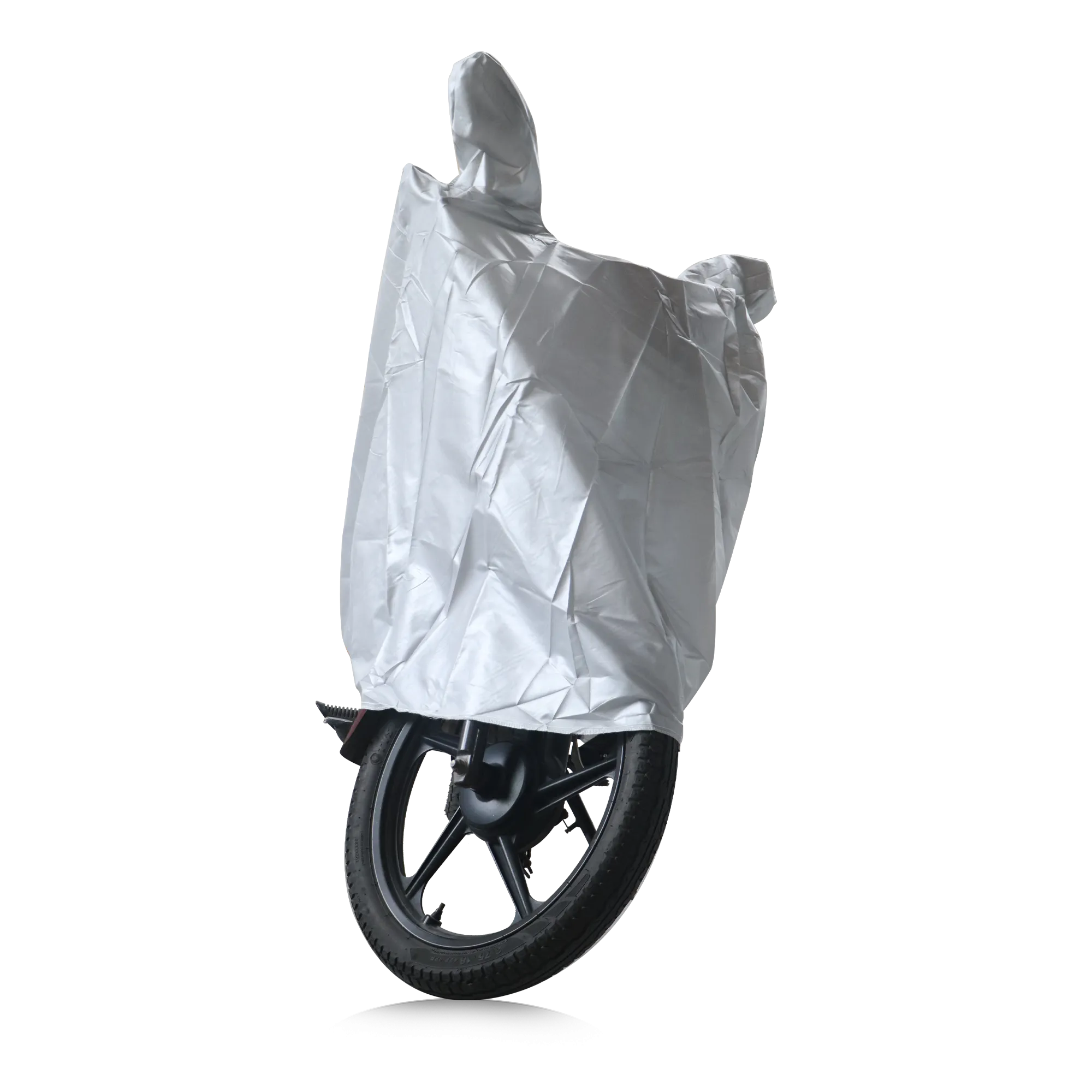 TVS Vehicle Cover, Color: Silver Maty With Elastic - SC