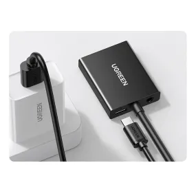 UGREEN 50945 VGA Male To HDMI Female Adapter 1080P(Not Reverse Direction)-Black