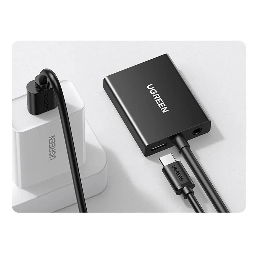 UGREEN 50945 VGA Male To HDMI Female Adapter 1080P(Not Reverse Direction)-Black