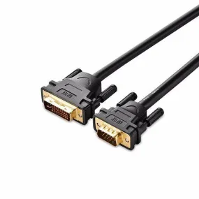 UGREEN DVI (24 5) Male to VGA male Cable - Black 1.5M (11617)