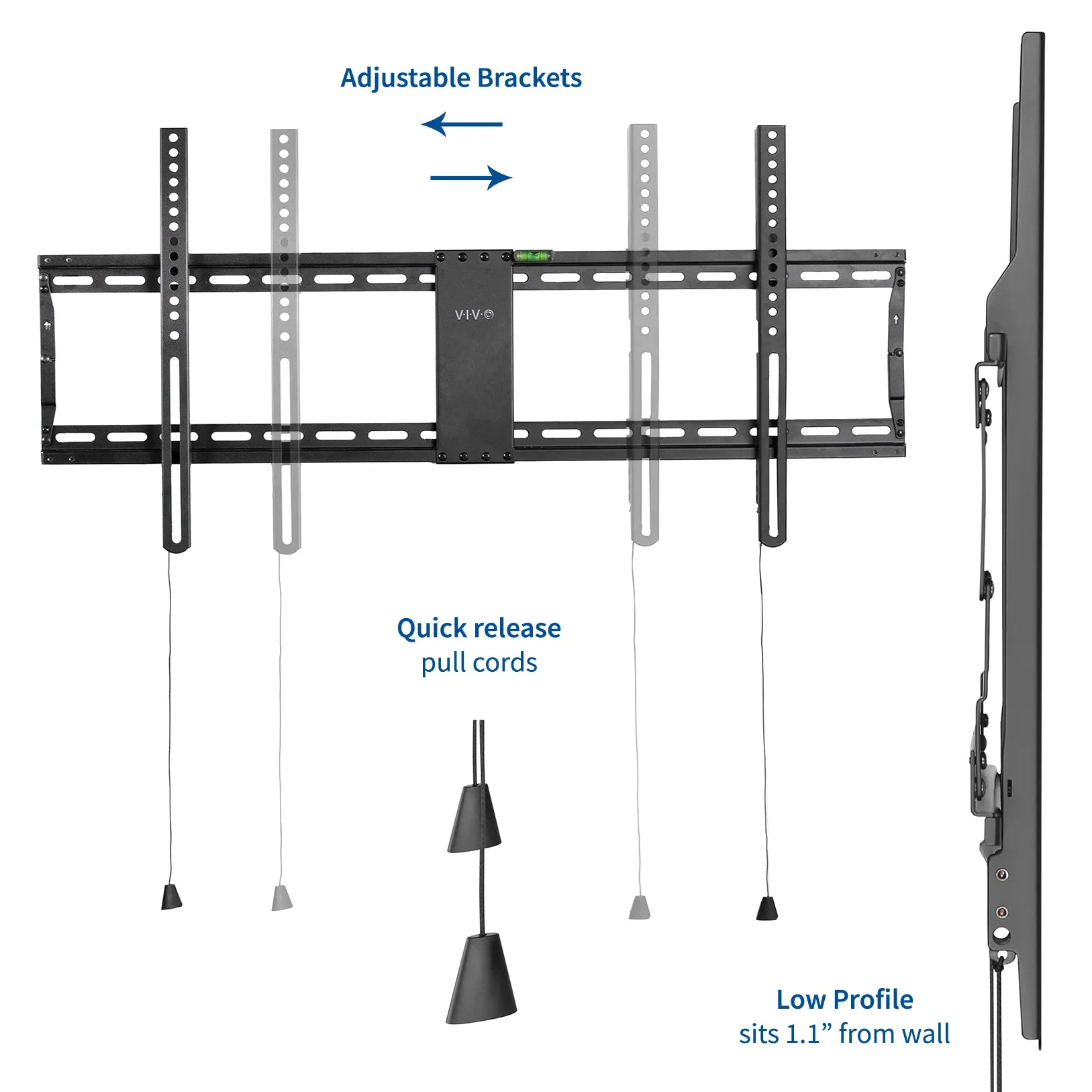 Ultra Heavy Duty Wall Mount for 43" to 90" TVs