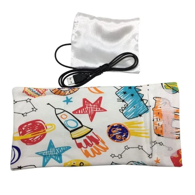 USB Milk Water Warmer Travel Stroller Insulated Bag