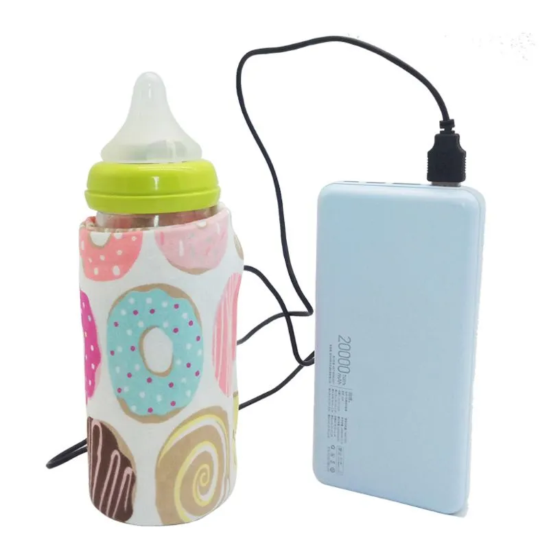 USB Milk Water Warmer Travel Stroller Insulated Bag