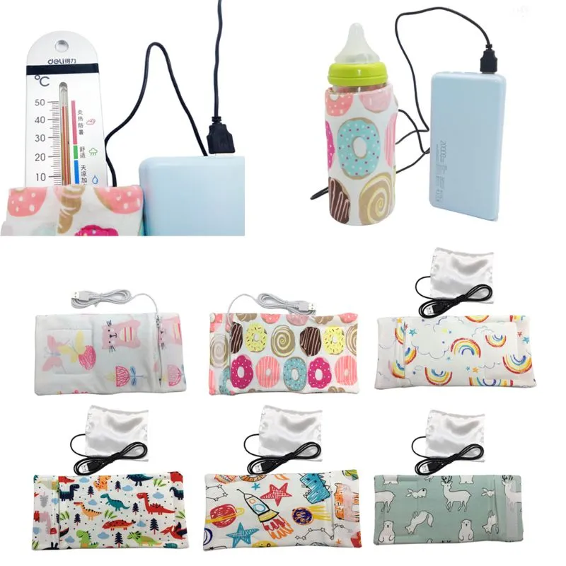 USB Milk Water Warmer Travel Stroller Insulated Bag