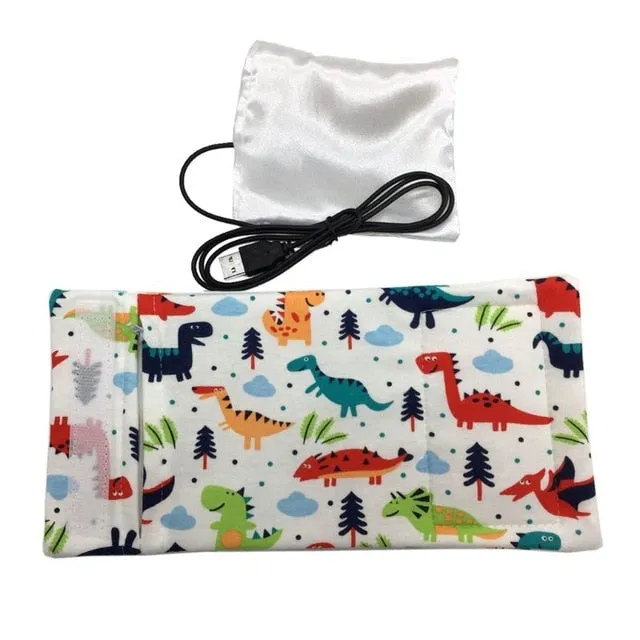 USB Milk Water Warmer Travel Stroller Insulated Bag