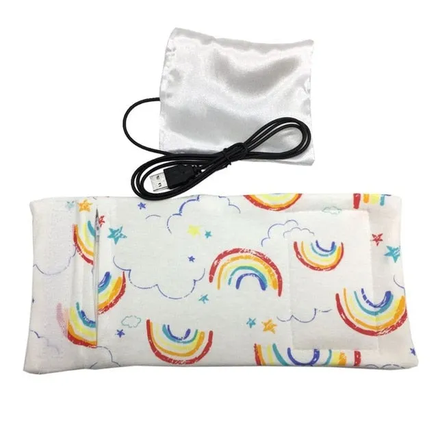 USB Milk Water Warmer Travel Stroller Insulated Bag