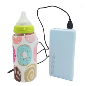 USB Milk Water Warmer Travel Stroller Insulated Bag