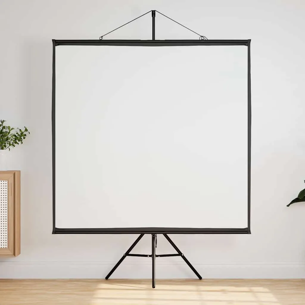 vidaXL Projection Screen with Tripod 72 Inch 1:1