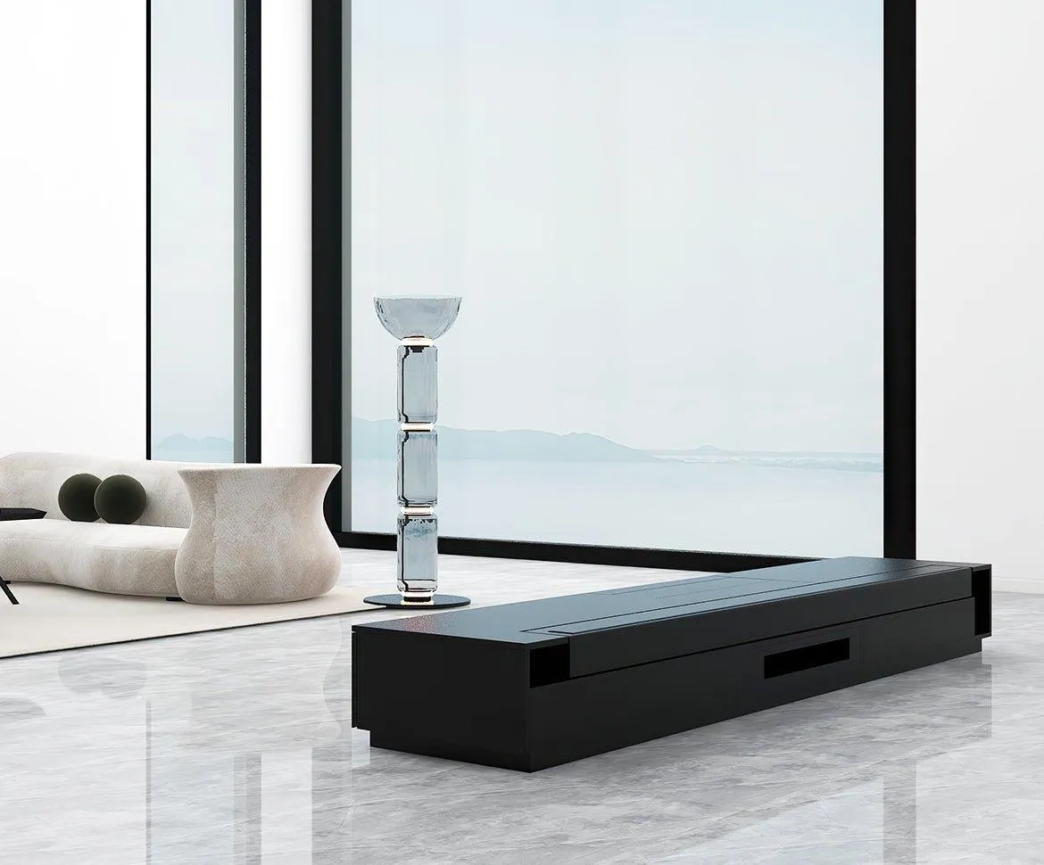 VIVIDSTORM Bundle-Projector&Screen&Motorised Laser TV Cabinet Monte Carlo