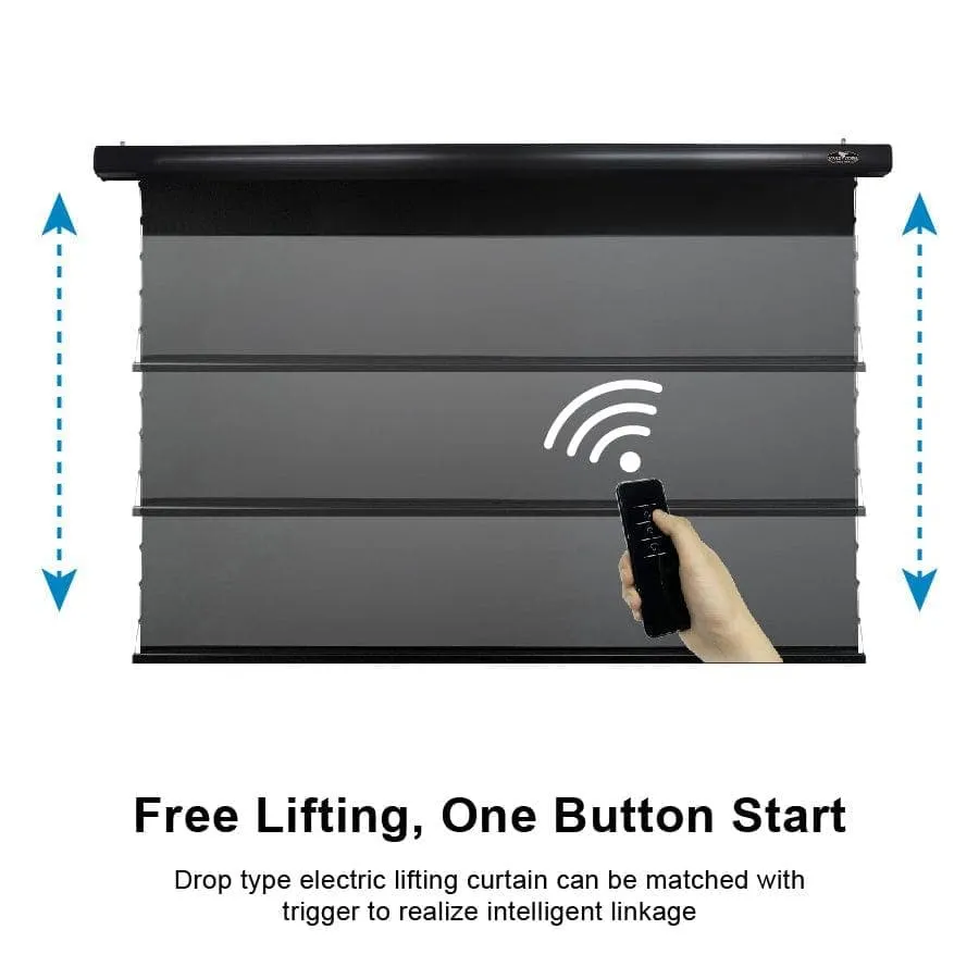 VIVIDSTORM PRO Slimline Motorized Tension Drop Down UST ALR Projector Screen