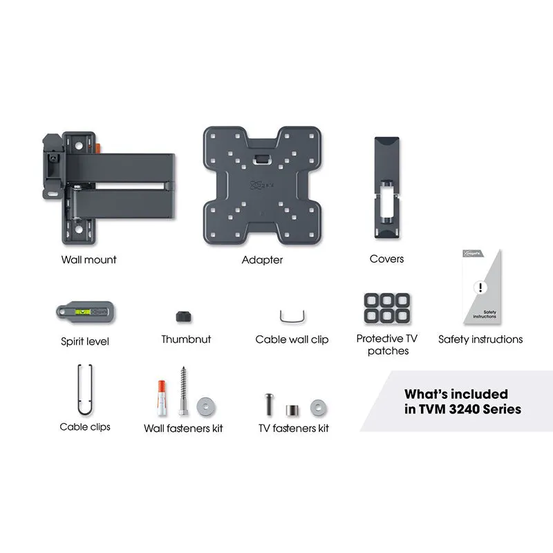 Vogels TVM 3245 Full-Motion TV Wall Mount - 19 to 43" (Each)