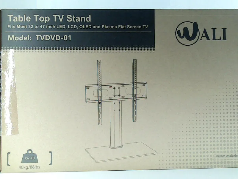 WALI Table Top TV Stand for LED, LCD, Plasma Flat Screen TVs