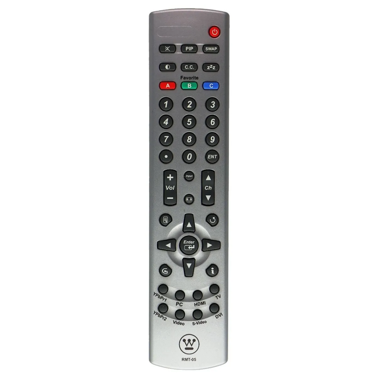 Westinghouse Remote Control (RMT-05) for Select Westinghouse TVs - Silver