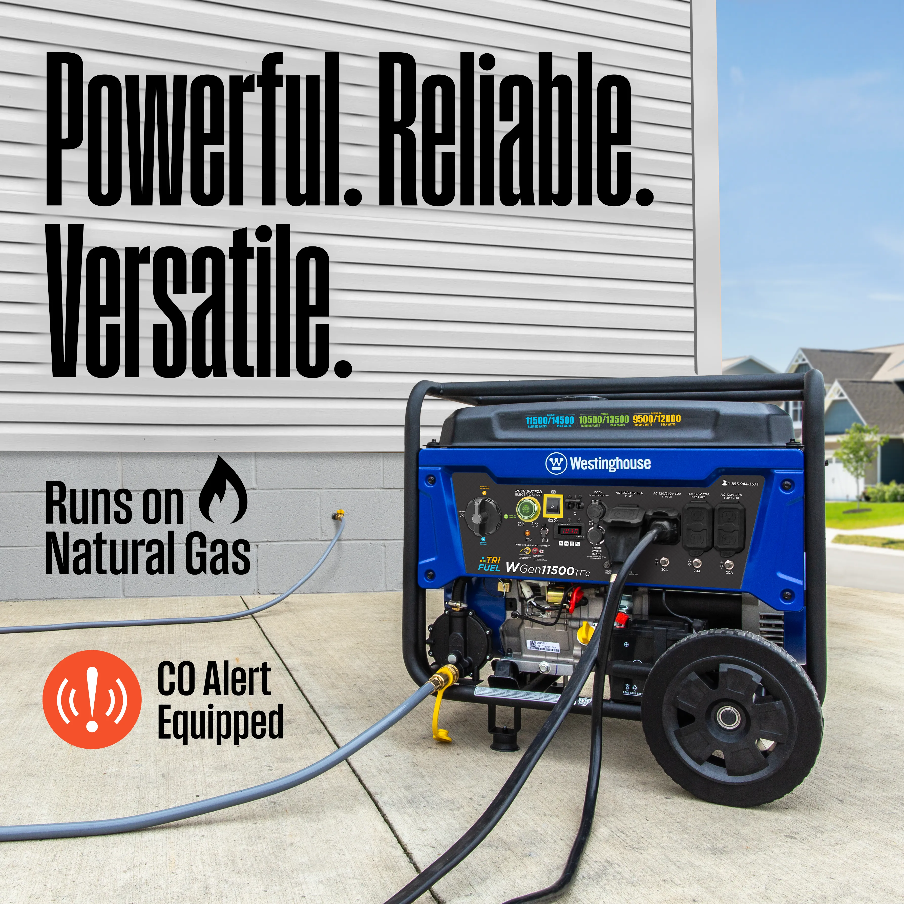 WGen11500TFc - Tri-Fuel with CO Sensor